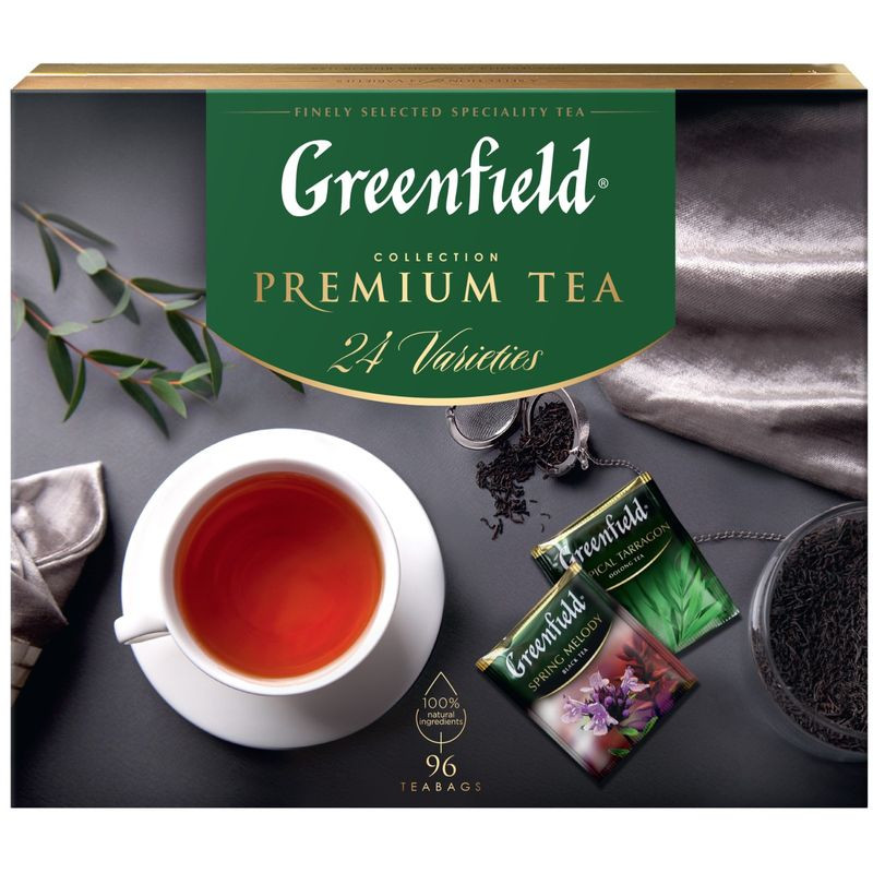 Изображение товара Набор чая Greenfield подарочная коллекция 164.4г разнообразие сортов