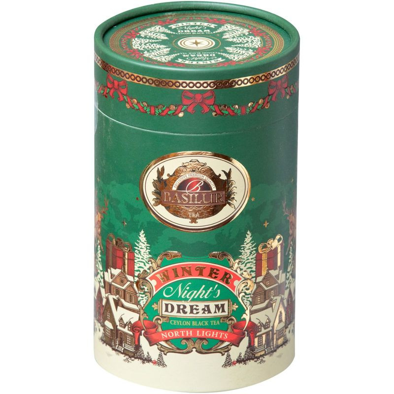 Изображение товара Чай Basilur Winter Night's Dream North Lights с жареным миндалем 75г