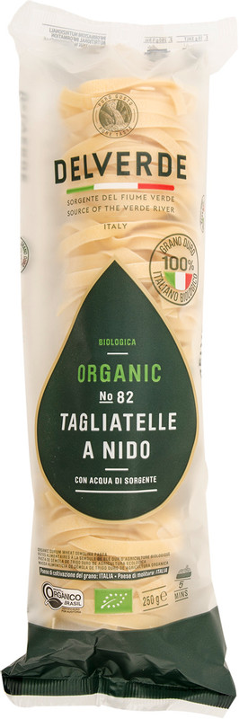 Изображение товара Макароны Delverde Tagliatelle Biologica №82, 250г