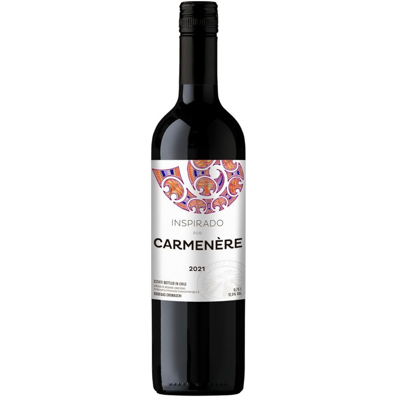 Изображение товара Вино Inspirado Carmenere 750мл сухое красное Чили КАРМЕНЕР