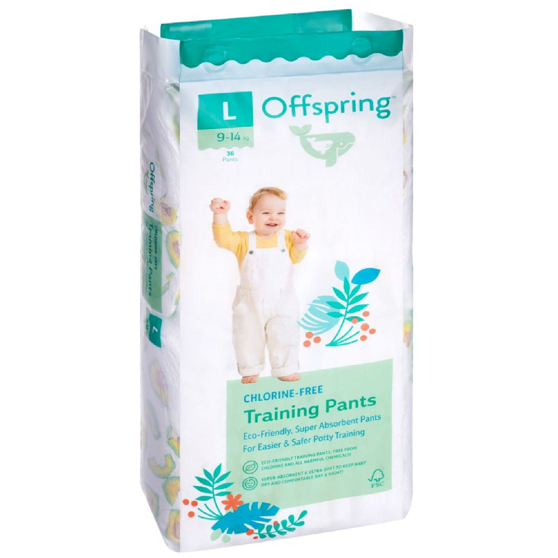 Изображение товара Подгузники-трусики Offspring 9-14кг L, 36шт