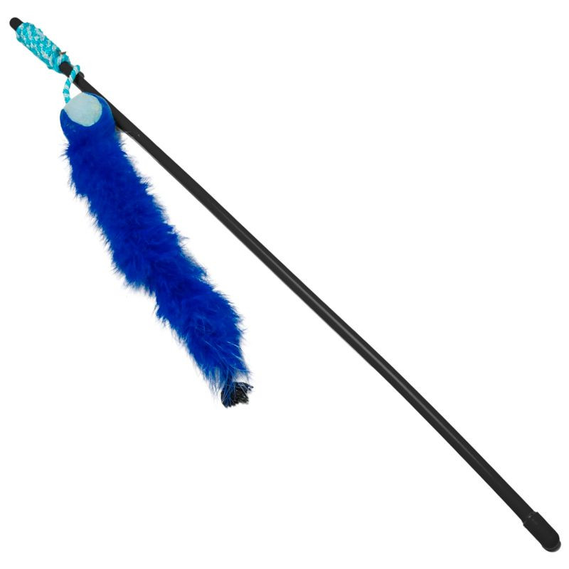 Изображение товара Игрушка-дразнилка Triol Мячик с пером для кошек 290х560мм