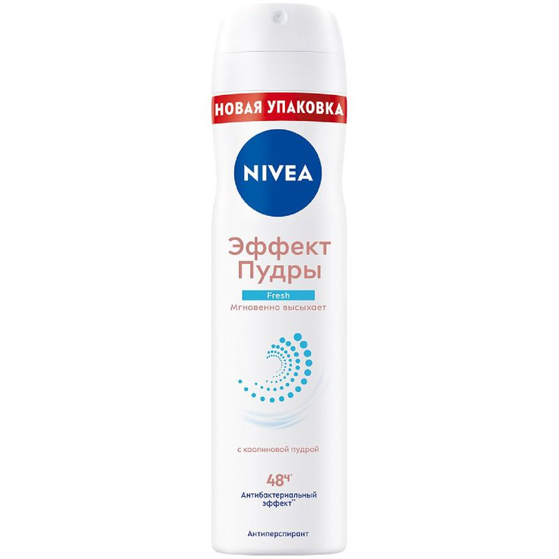 Изображение товара Дезодорант-антиперспирант спрей Nivea Эффект Пудры Fresh 150мл для женщин