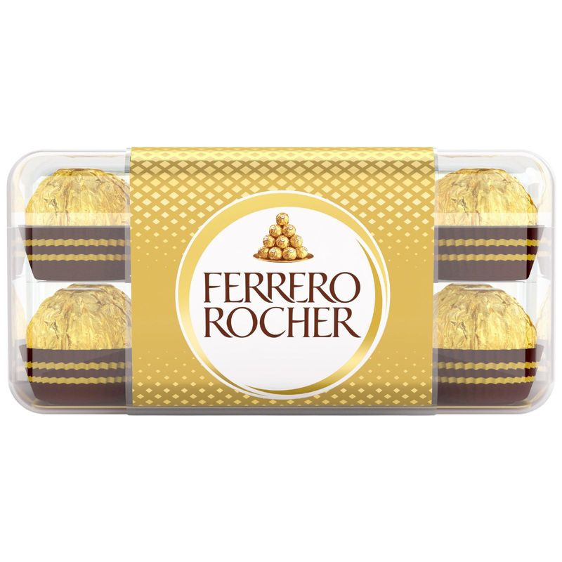 Изображение товара Конфеты Ferrero Rocher молочный шоколад с лесным орехом, 200г