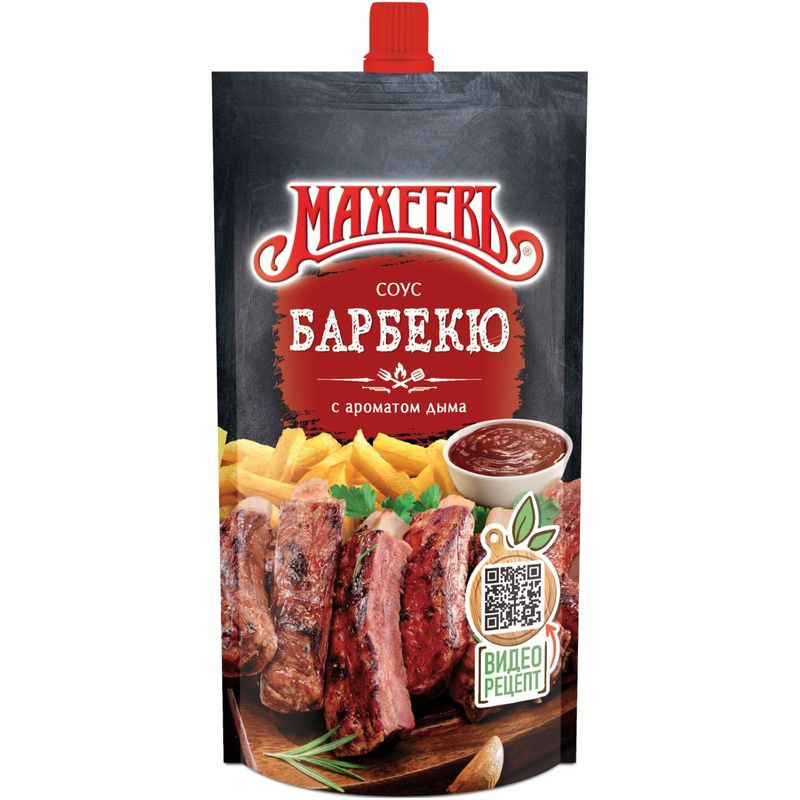 Изображение товара Соус Махеевъ барбекю деликатесный 230мл для мяса и гриля