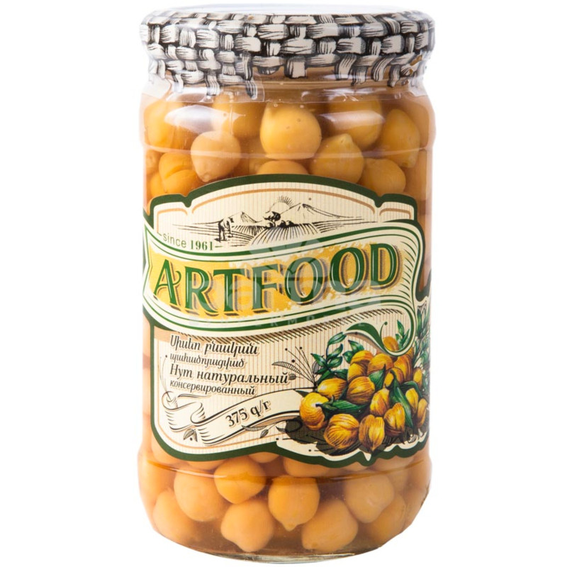 Изображение товара Нут Artfood натуральный консервированный, 375г