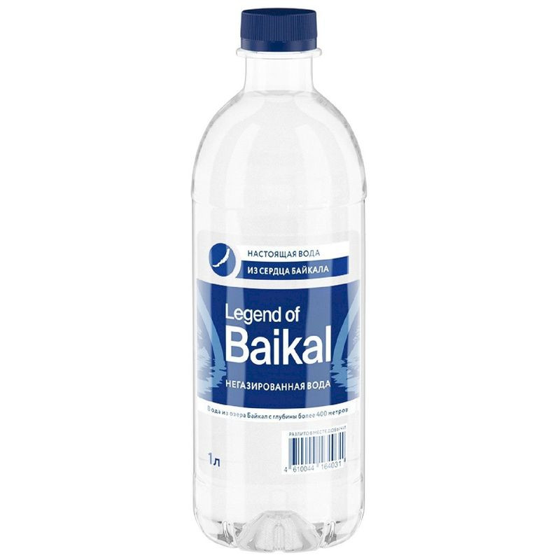 Изображение товара Вода Legend Of Baikal природная негазированная 1л Россия