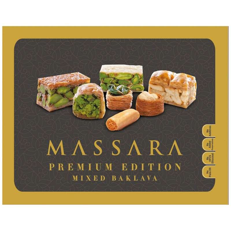 Изображение товара Пахлава Massara Premium Edition Baklava с фисташками и кешью 250г