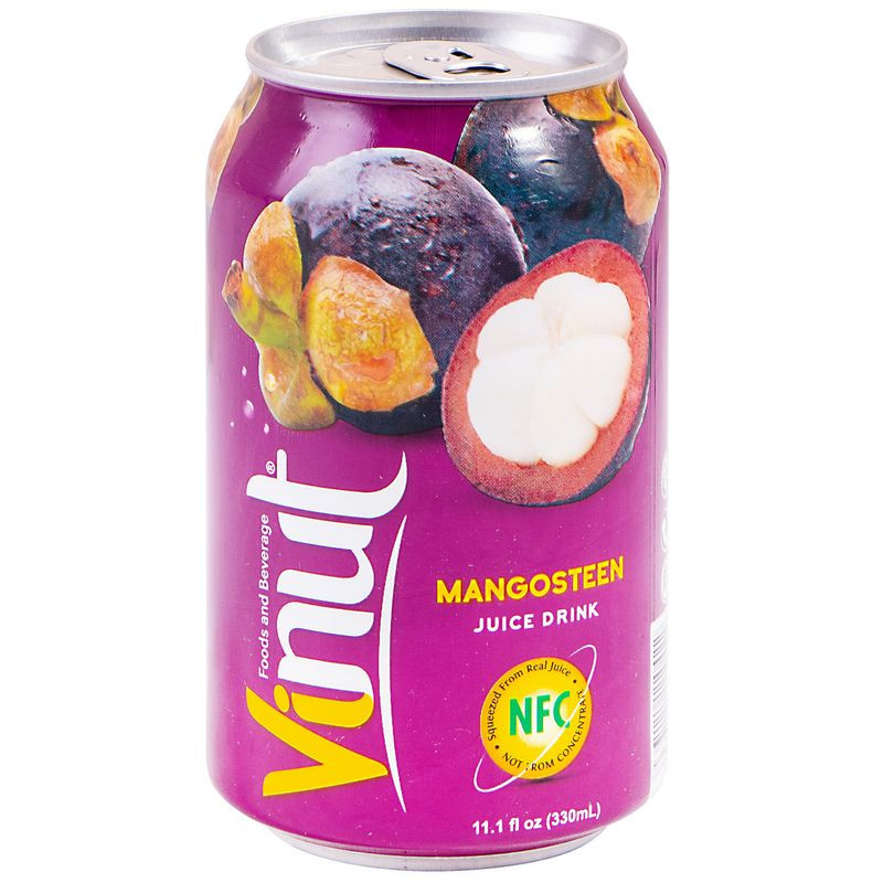 Изображение товара Вкусный натуральный сок Манго Манго Мангостин 100% 330 мл Vinut