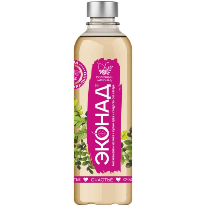 Изображение товара Напиток газированный Эконад Счастье безалкогольный 500 мл