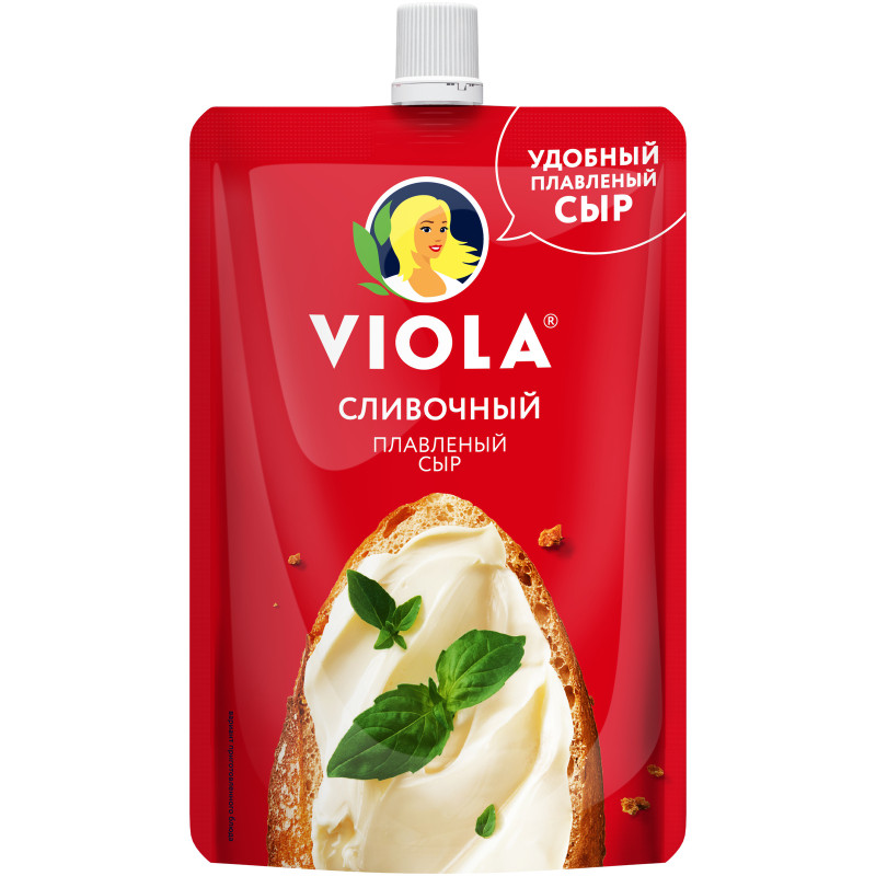 Изображение товара Сыр плавленый Viola Сливочный 45%, 180г