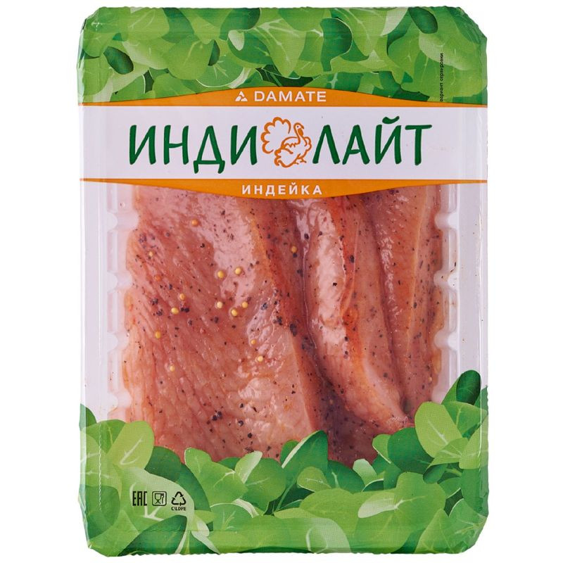 Изображение товара Стейк индейки Индилайт по-мексикански охлаждённый, 600г