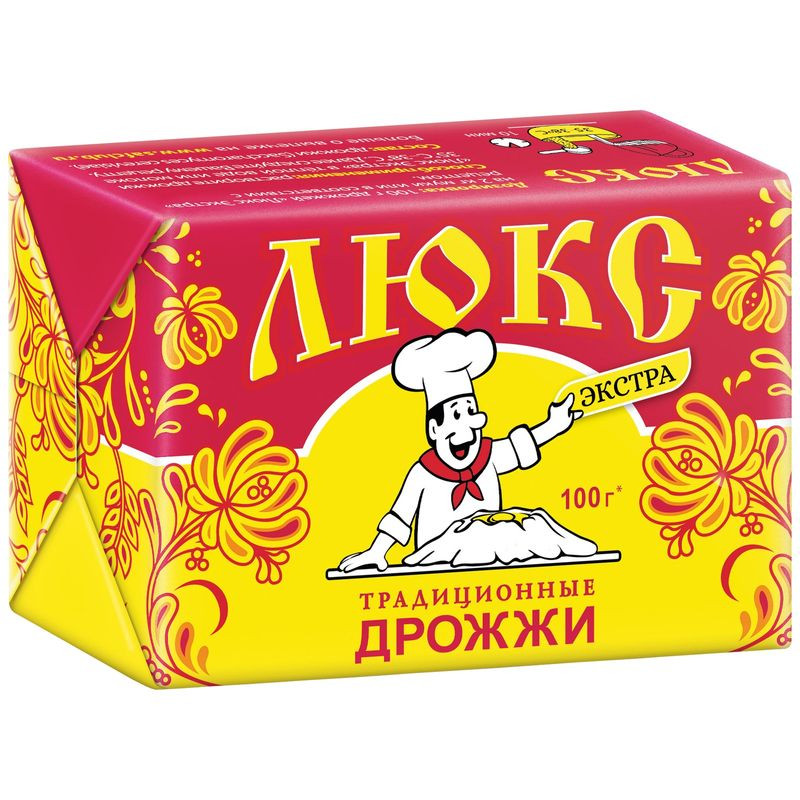 Изображение товара Дрожжи прессованные Люкс Экстра, 100г