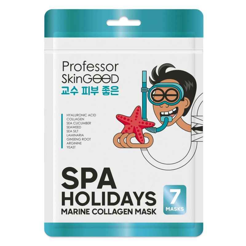 Изображение товара Маски Professor Skingood Морское Спа увлажняющие, 7шт