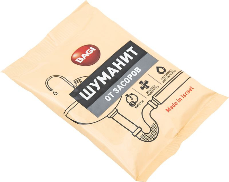 Изображение товара Средство Bagi Шуманит для устранения засоров 70г гранулы