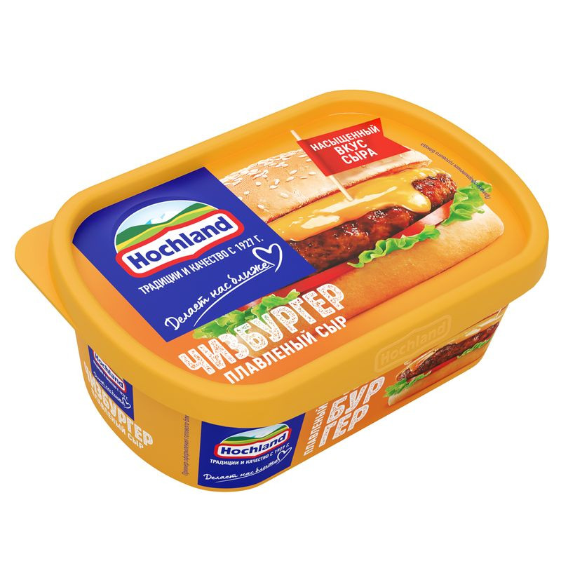 Изображение товара Сыр плавленый Hochland Чизбургер 50% 200г