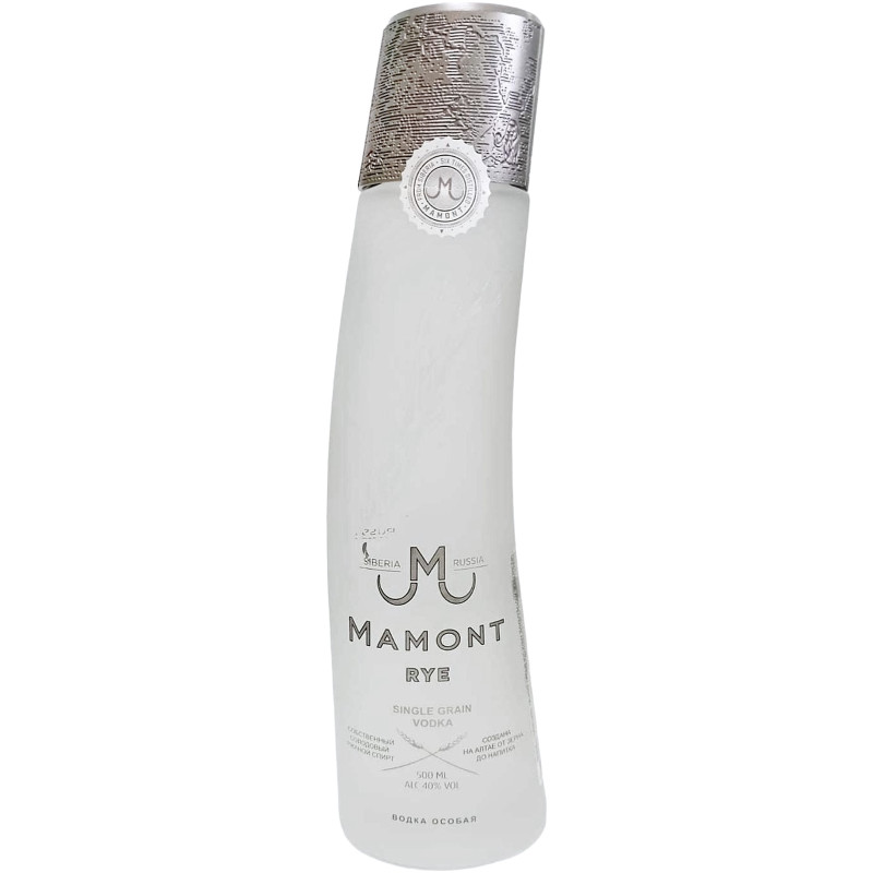 Изображение товара Водка Mamont Rye особая 40% 500мл