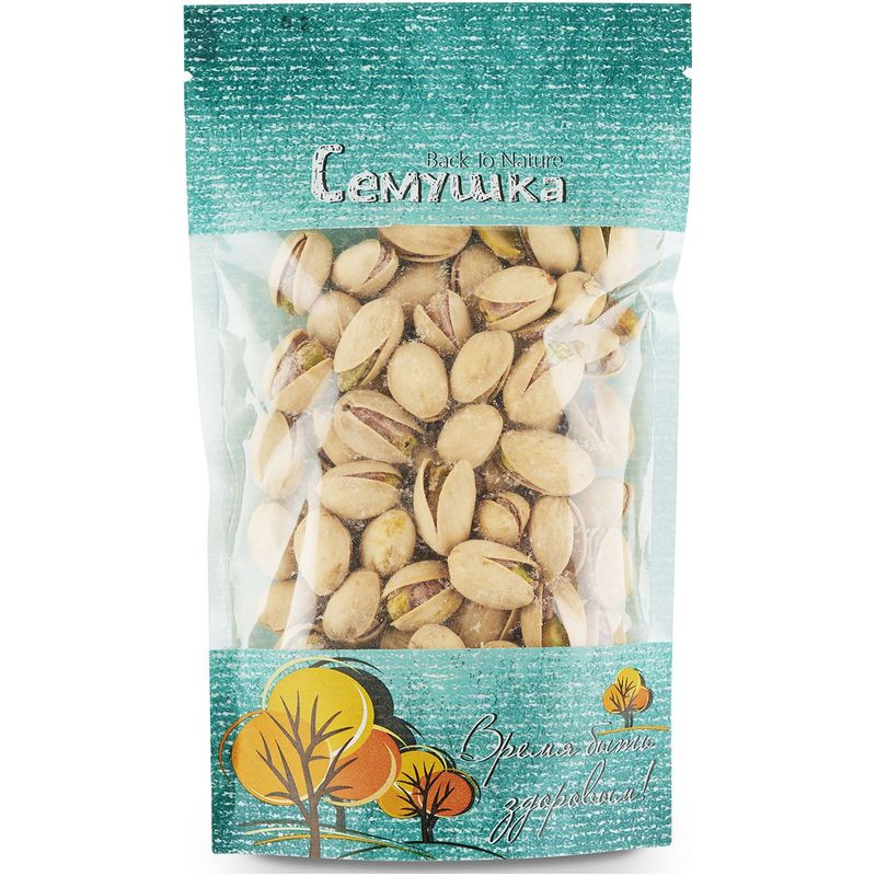 Изображение товара Фисташки Семушка солёные жареные, 90 г - вкусный и полезный перекус