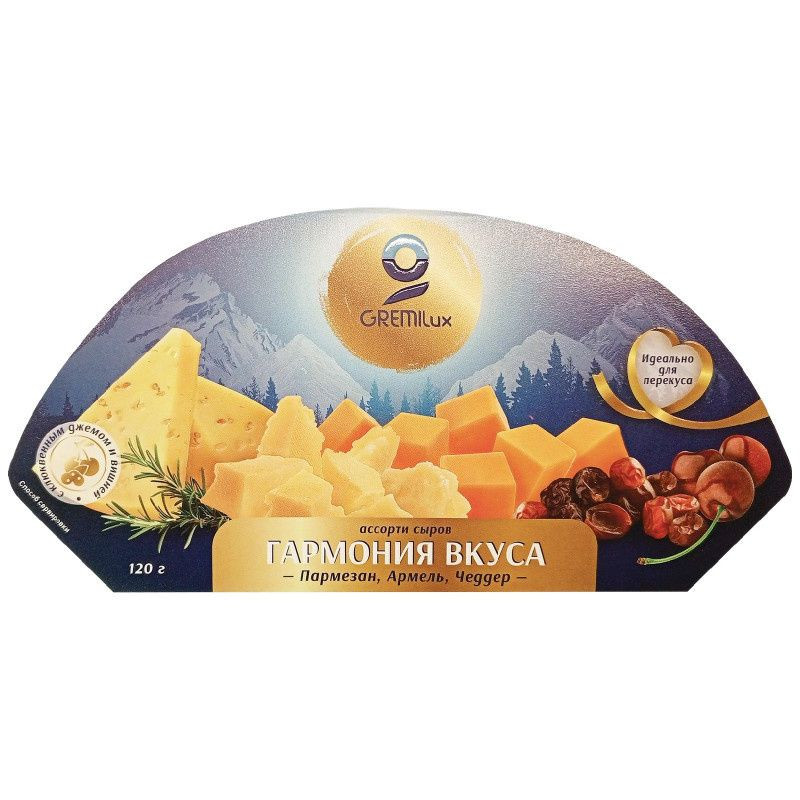 Изображение товара Тарелка Ассорти сыров Gremilux Гармония вкуса №2, 120 г