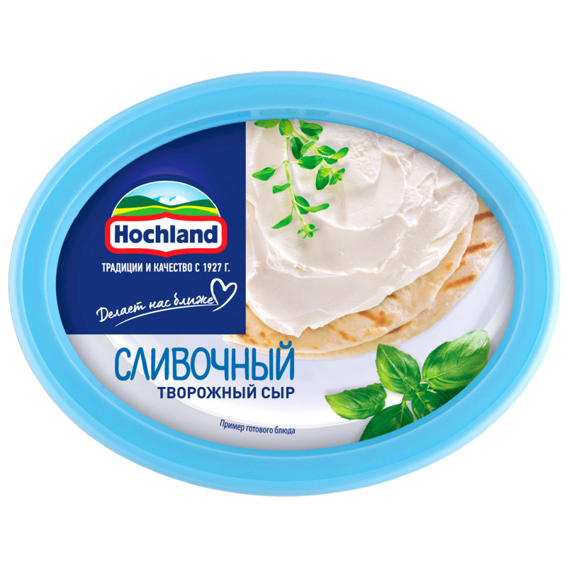 Изображение товара Сыр творожный Hochland сливочный 60% 140г