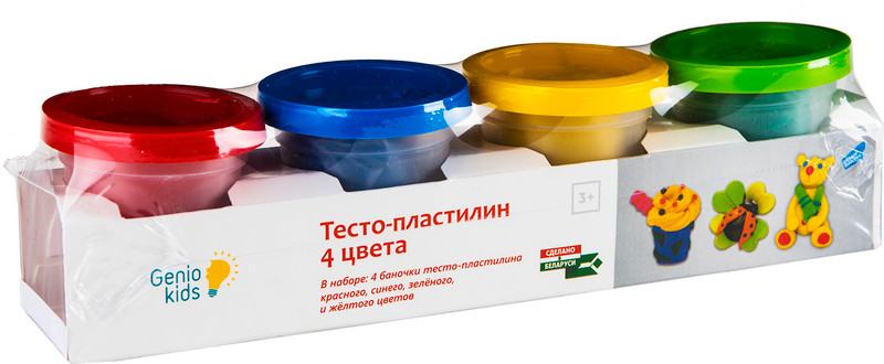 Изображение товара Набор для лепки Genio Kids 4 цвета TA1008
