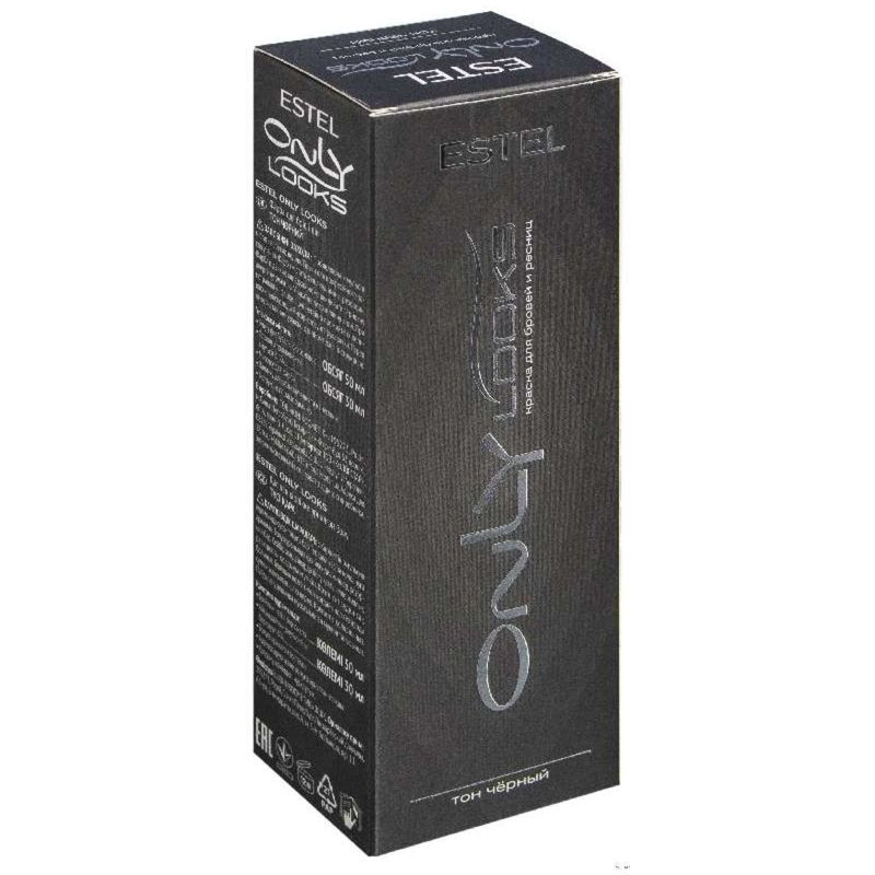 Изображение товара Краска для бровей и ресниц Estel Only looks черный, №601