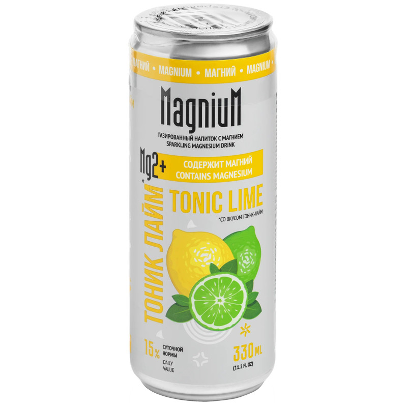 Изображение товара Тоник MagniuM Функциональный тоник-лайм, 330мл