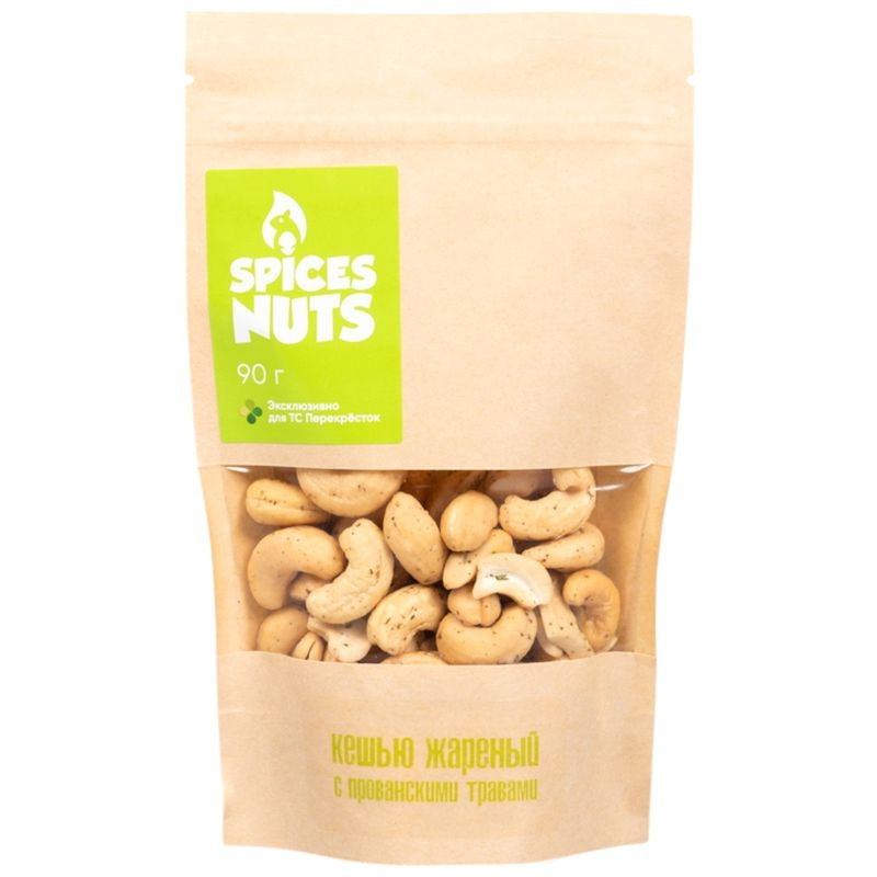 Изображение товара Кешью Spices Nuts жареный с прованскими травами, 90г