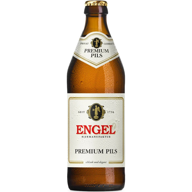 Изображение товара Пиво Engel Premium Pils светлое фильтрованное 4.9%, 500мл