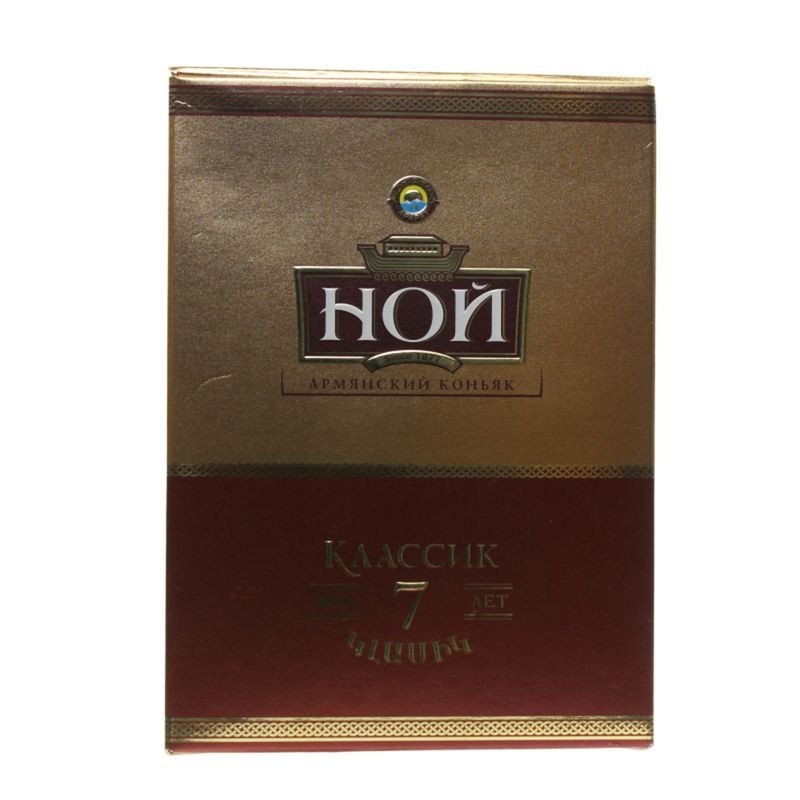 Изображение товара Коньяк Ной Классик 7-летний армянский 40% 0,5л подарочная упаковка