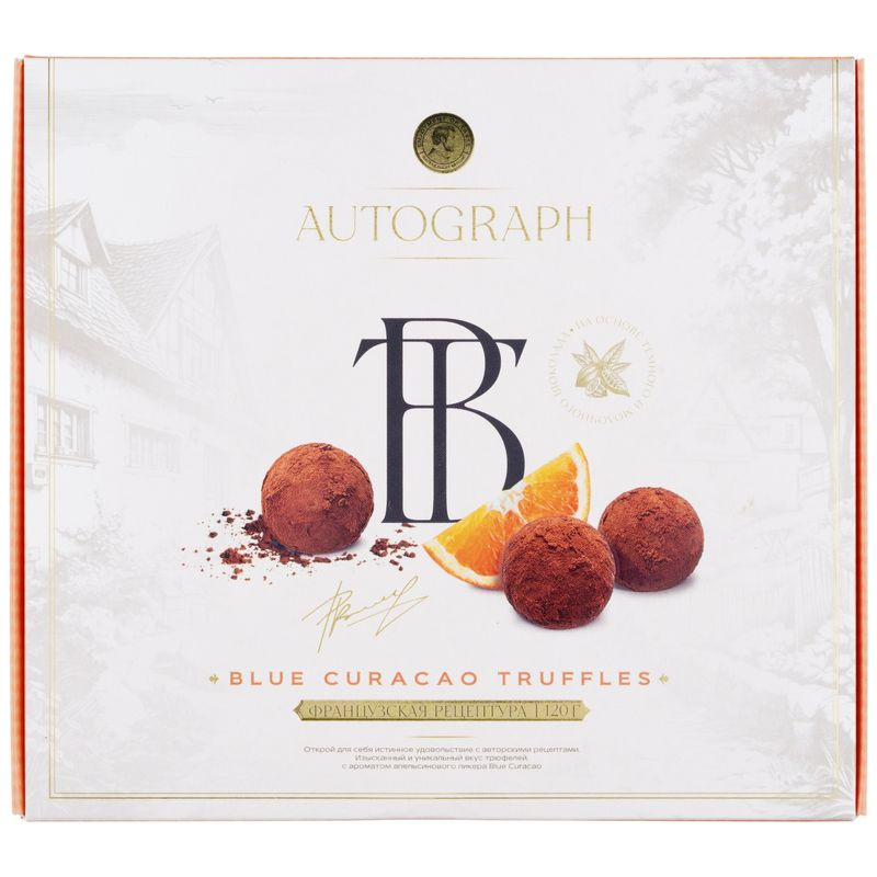Изображение товара Конфеты Трюфель со вкусом блю кюрасао 120г Autograph