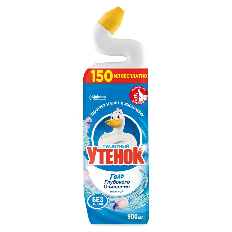 Изображение товара Средство чистящее Туалетный Утенок 5в1 Морской для унитаза 900мл