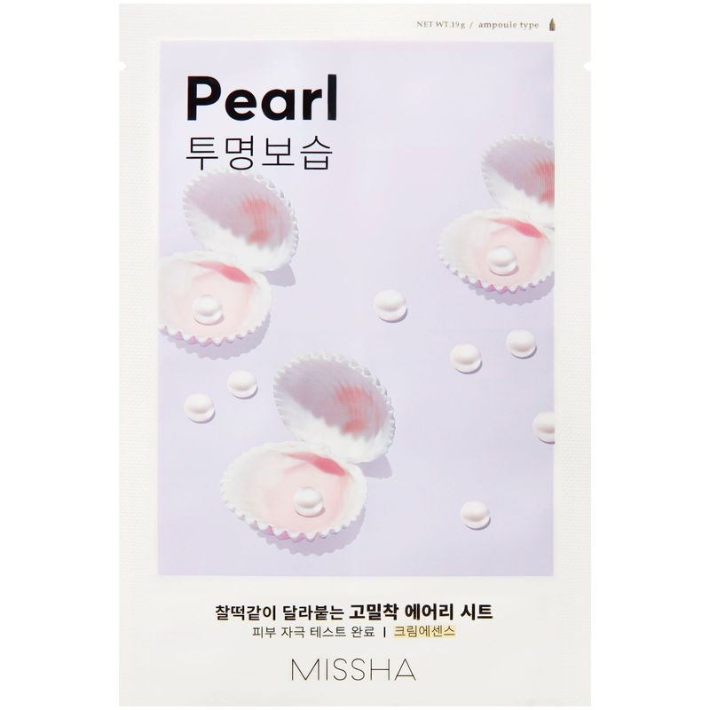 Изображение товара Маска для лица Missha Airy Fit Sheet Mask Pearl для сияния и увлажнения