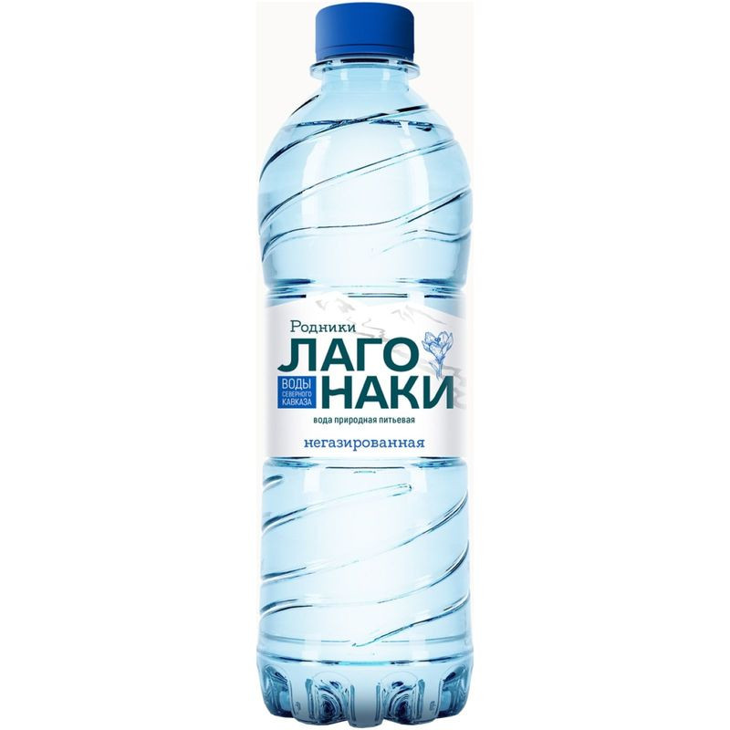 Изображение товара Вода Родники Лаго-Наки природная питьевая негазированная, 500мл