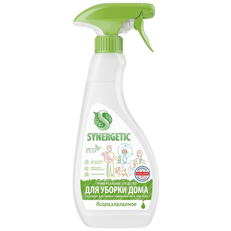 Изображение товара Synergetic универсальное гипоаллергенное средство для уборки 0,5 л