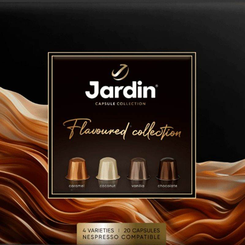 Изображение товара Кофе в капсулах Jardin Ассорти 4 вкуса, 100г - ароматное жареное кофе для кофемашин