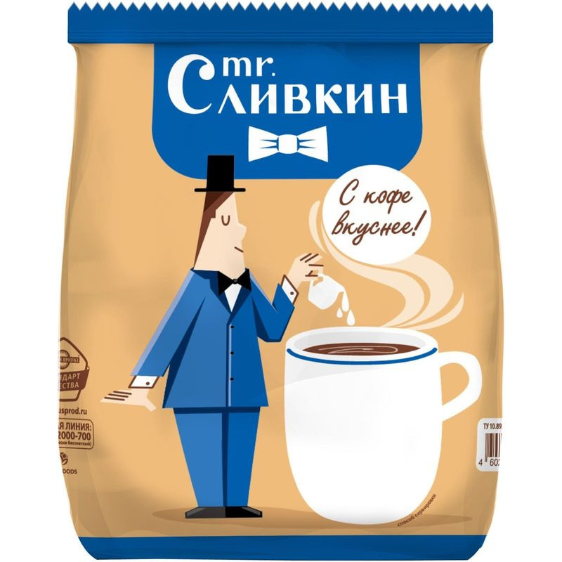 Изображение товара Заменитель сухих сливок Mr. Сливкин 200г для кофе и десертов