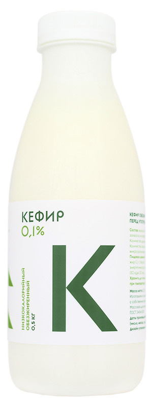 Изображение товара Кефир Братья Чебурашкины 0.1%, 500мл