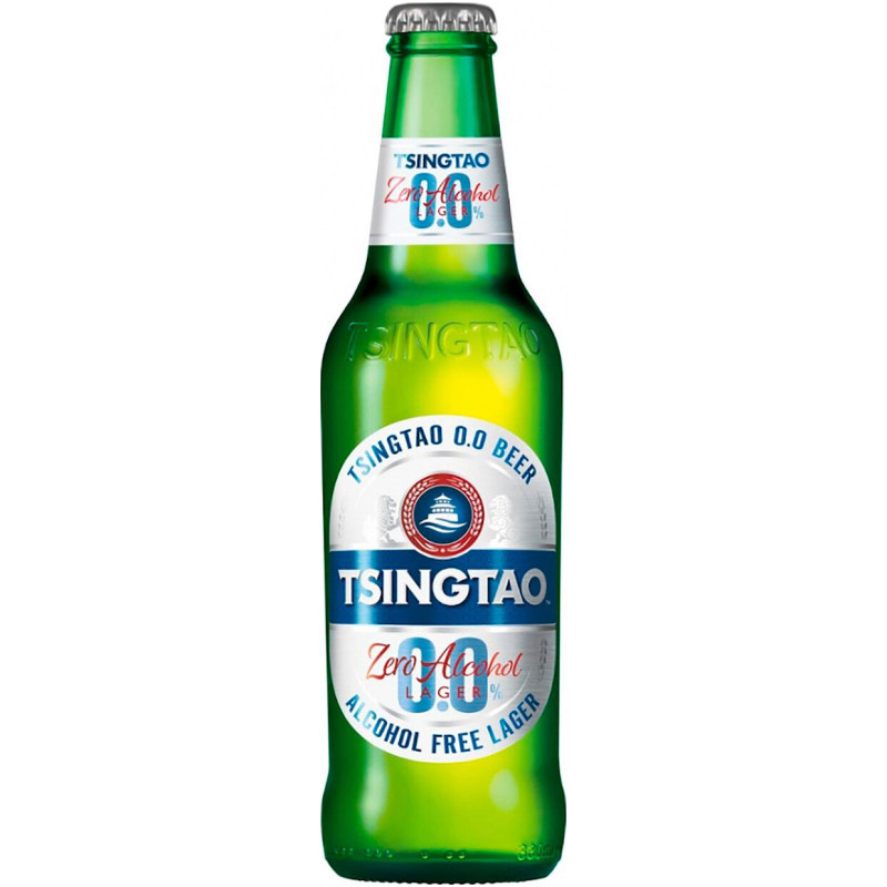 Изображение товара Пиво безалкогольное Tsingtao Zero светлое, 330мл