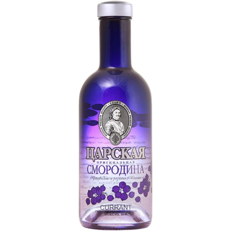 Изображение товара Настойка Царская оригинальная смородина горькая 38% 500 мл - ягоды, аромат, насыщенный вкус