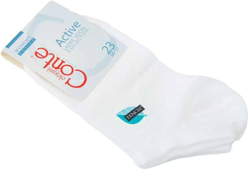 Изображение товара Женские ультракороткие носки Conte Active 079 для женщин, всесезонные черные 36-37 размеры