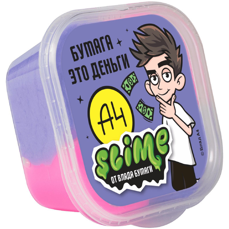 Изображение товара Игрушка Slime Влад А4 для детей безопасная и развивающая