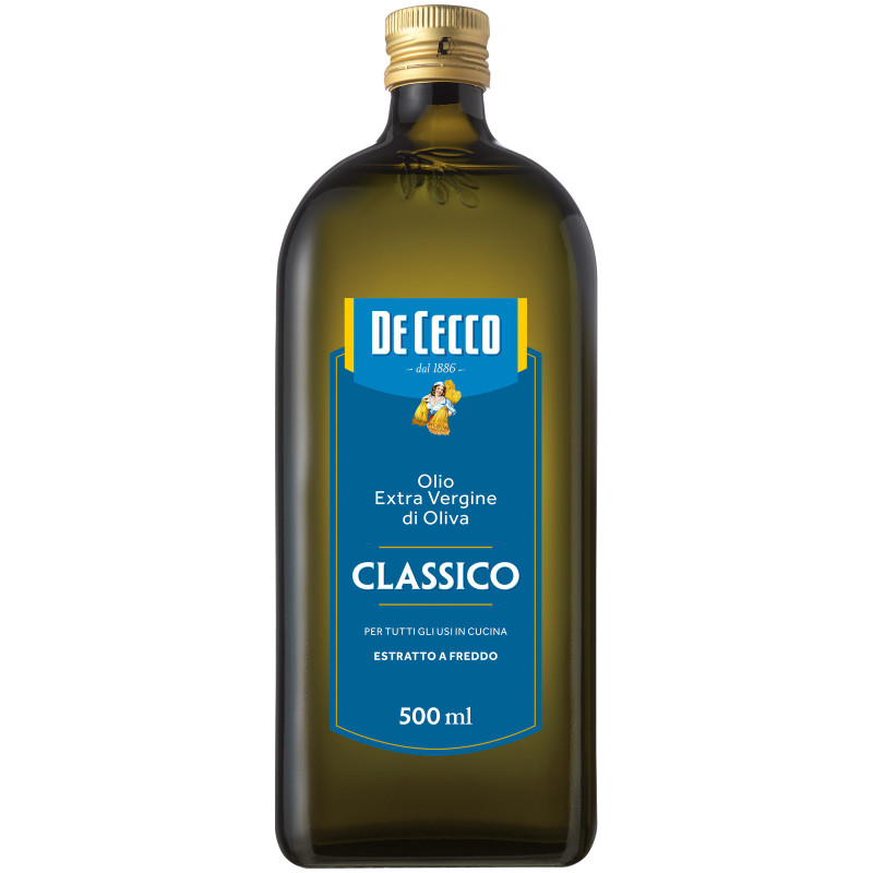 Изображение товара Масло оливковое нерафинированное De cecco 500 мл для салатов и соусов