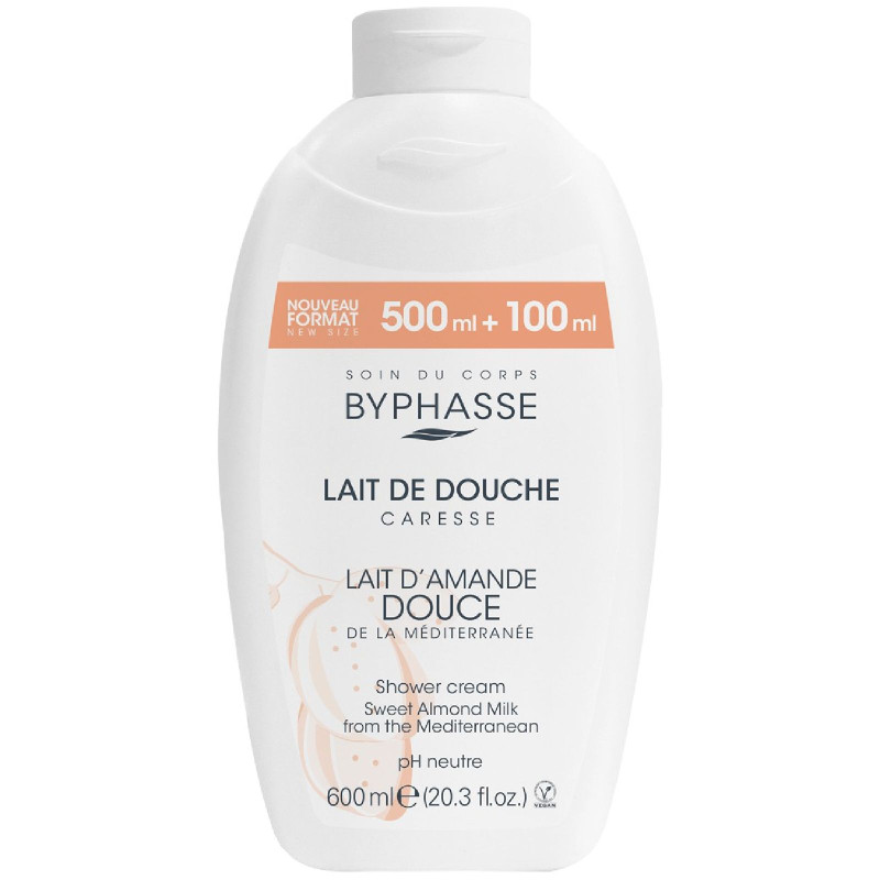 Изображение товара Гель для душа Byphasse Sweet Almond Milk, 600мл