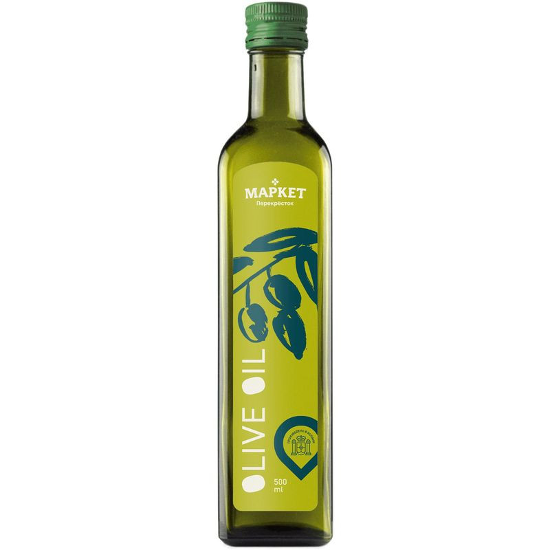Изображение товара Масло оливковое рафинированное с добавлением нерафинированного 500мл Маркет Перекрёсток