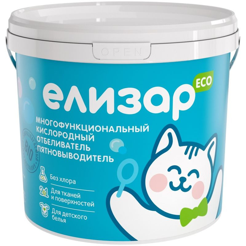 Изображение товара Отбеливатель-пятновыводитель Елизар Кислородный 548 дней хранения