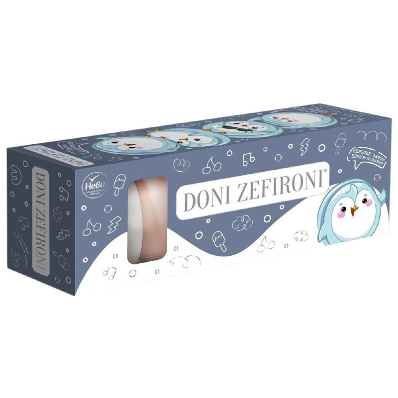Изображение товара Зефир Нева Doni Zefironi Ассорти 210г со вкусами вишни и пломбира