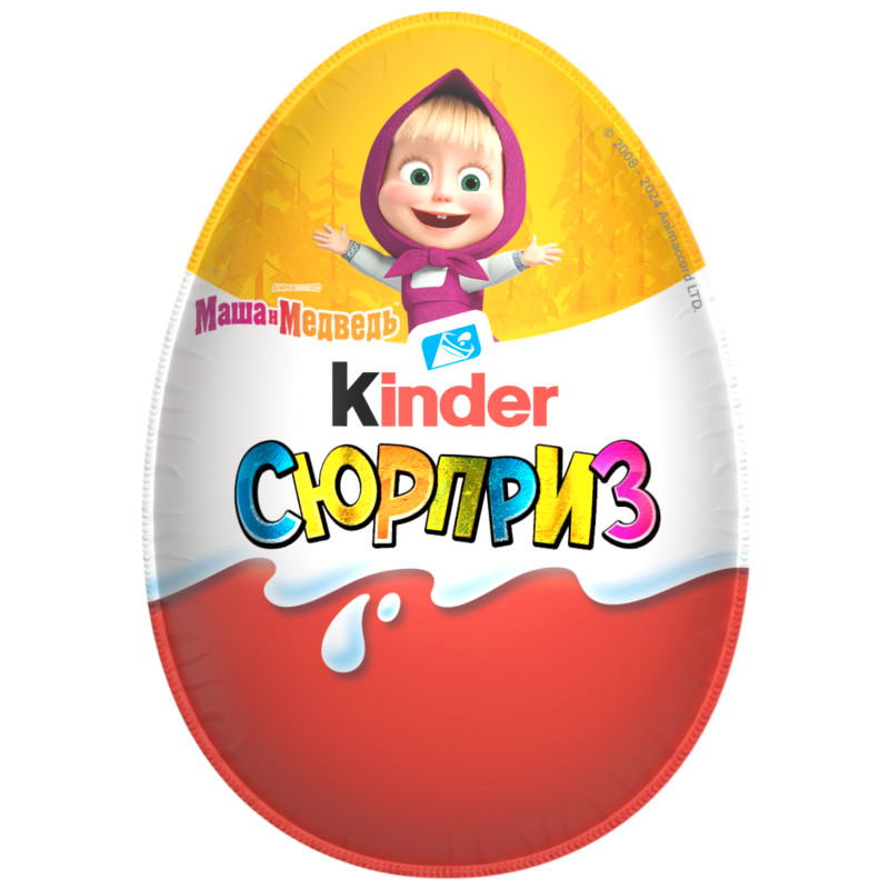 Изображение товара Яйцо Kinder Сюрприз из молочного шоколада с игрушкой ApplayDu, 20г