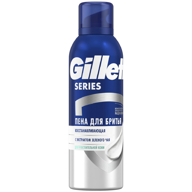 Изображение товара Пена Gillette Series восстанавливающая для бритья, 200мл
