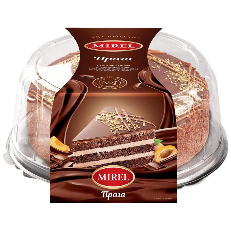 Изображение товара Мирэль Прага Шоколадный торт с абрикосами 660 г свежий вкус